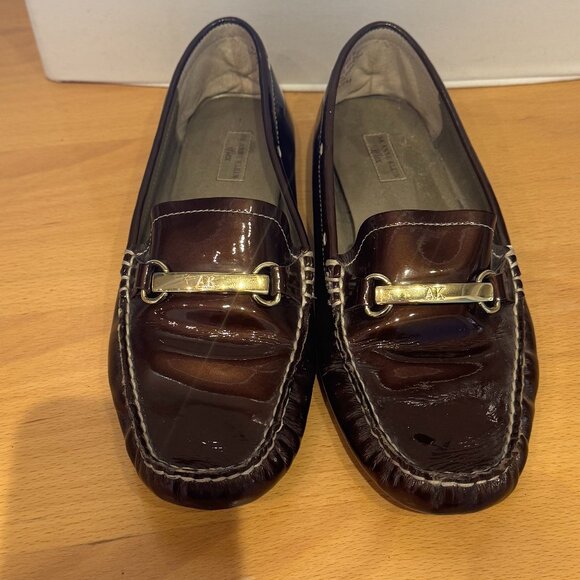 AK Anne Klein iFlex Patent Leather Loafer - 8.5 - Picture 1 of 6